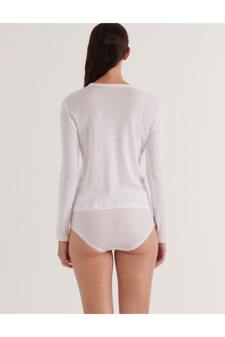 Sabine Long Sleeve, Alternate, color, White