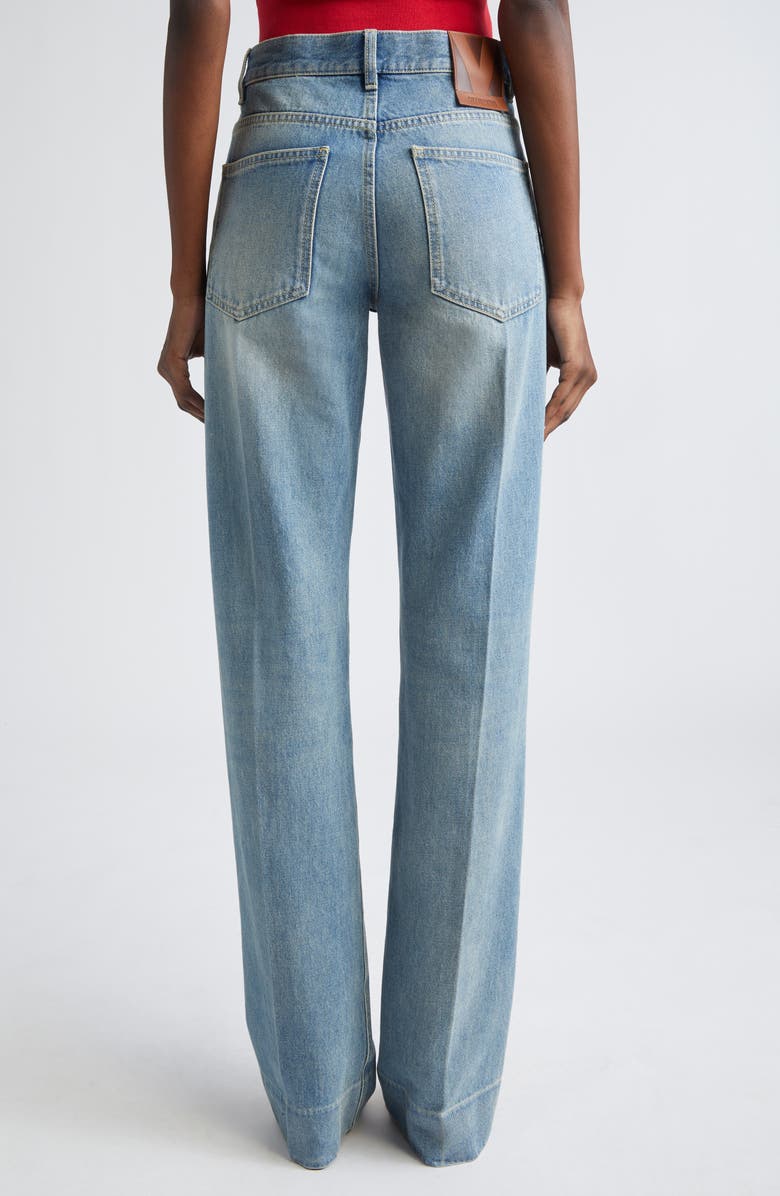 Valentino Straight Leg Jeans, Alternate, color, Medium Blue