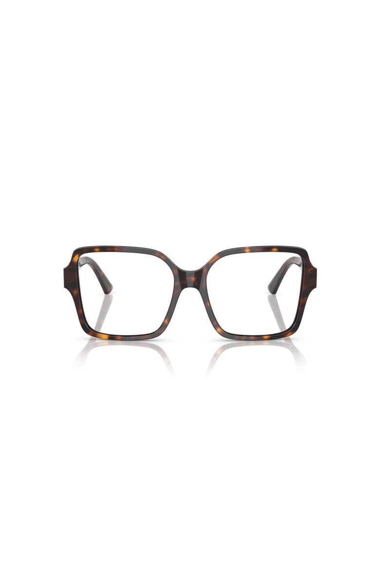 52mm Square optical glasses, Alternate, color, Tortoise