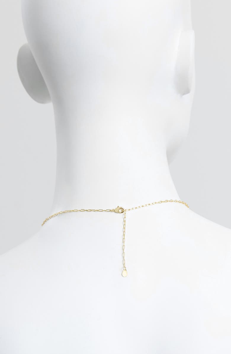 ATHRA LUXE The Double Muse Heart Lariat Necklace, Alternate, color, 