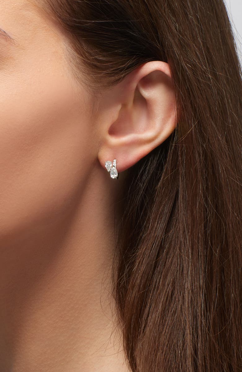 REPOSSI Serti Sur Vide Diamond Single Earring, Alternate, color, White Gold