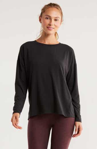 Zella Breathe Long Sleeve Split Back T-Shirt