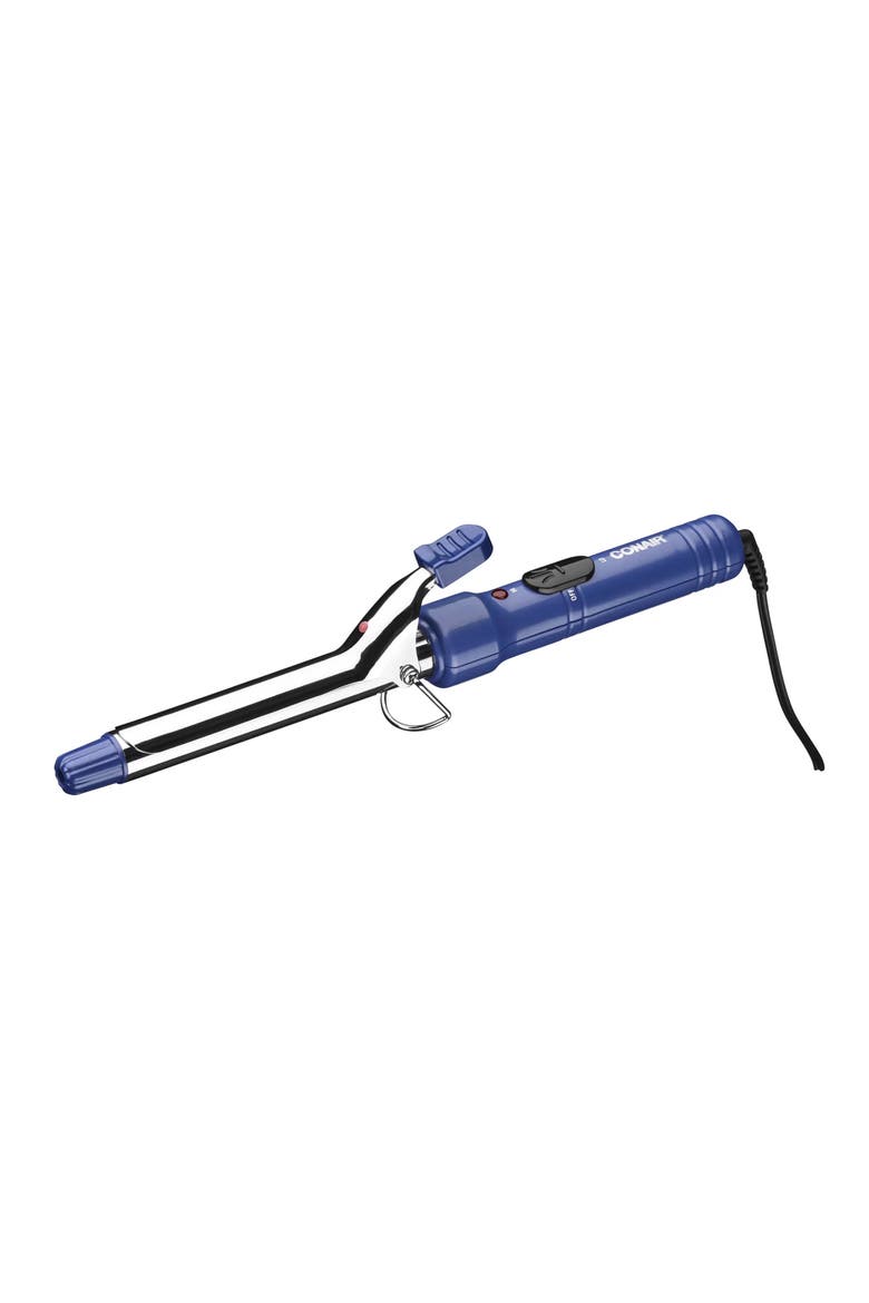 Supreme Spiral Curls 2 Heat Settings 3/4 Inch Curling Iron, Main, color, Blue