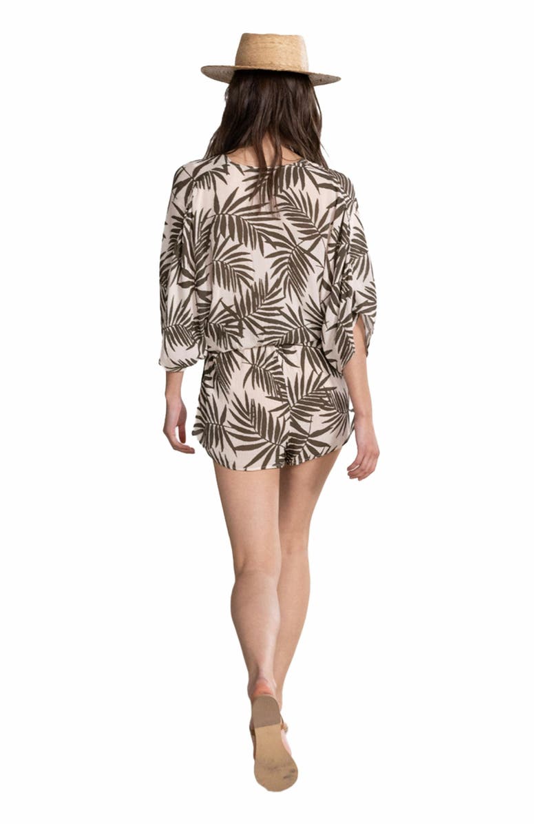 Gottex Beach Life Resort Swim Cover Up Short Jumpsuit, Alternate, color, 