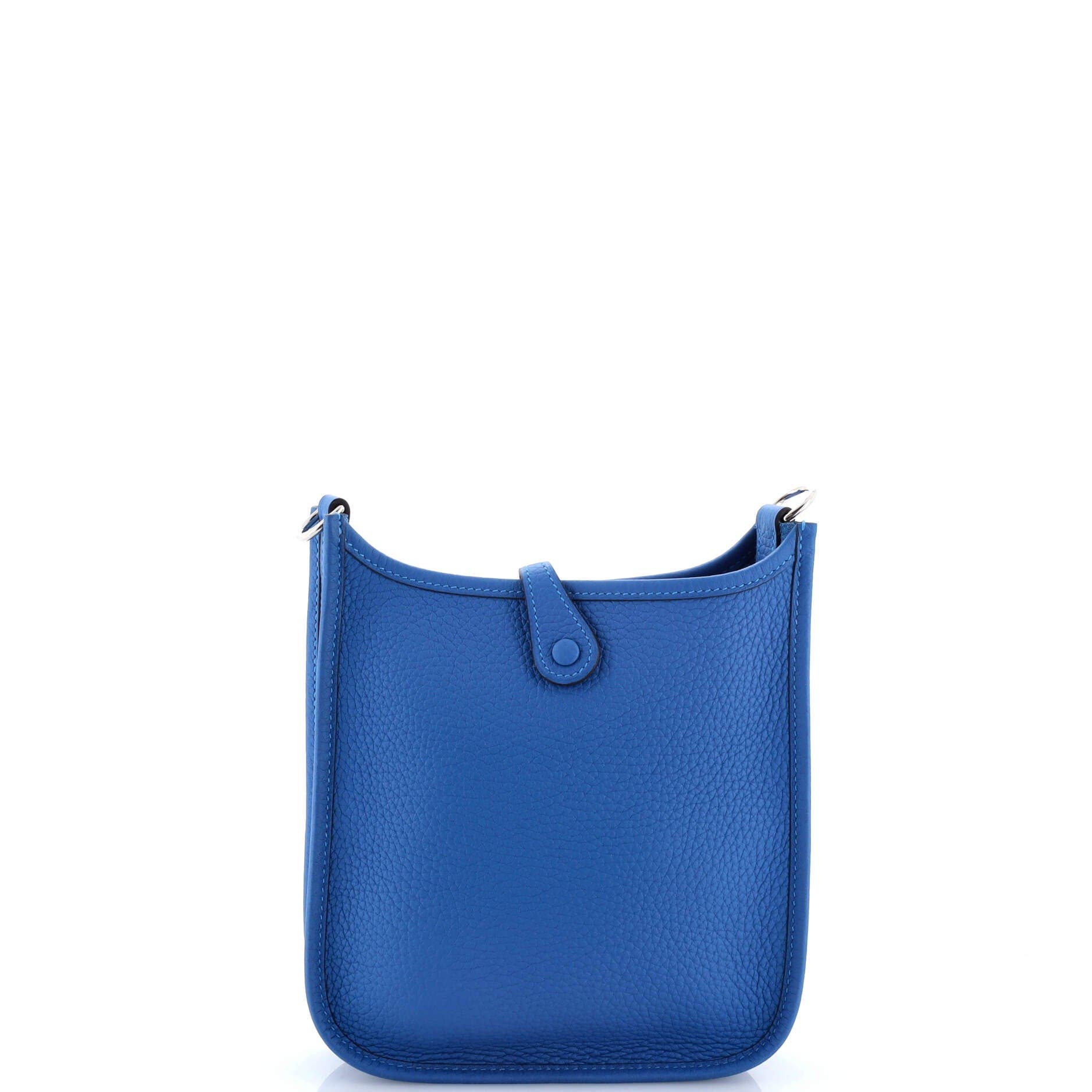 Pre-Owned Hermes Evelyne Bag Gen III Clemence TPM, Alternate, color, Mykonos