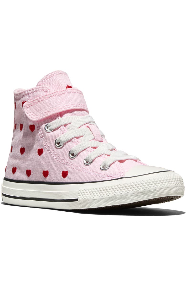 Converse Kids' Chuck Taylor<sup>®</sup> All Star<sup>®</sup> 1V High Top Sneaker, Main, color, New Found Bloom/ Vintage White