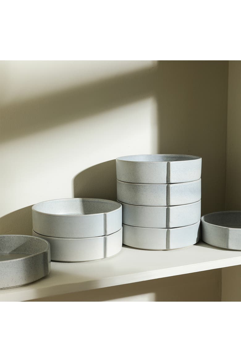 Bao Stoneware 4-Piece Pasta Bowl Set, Alternate, color, Blue-Grey
