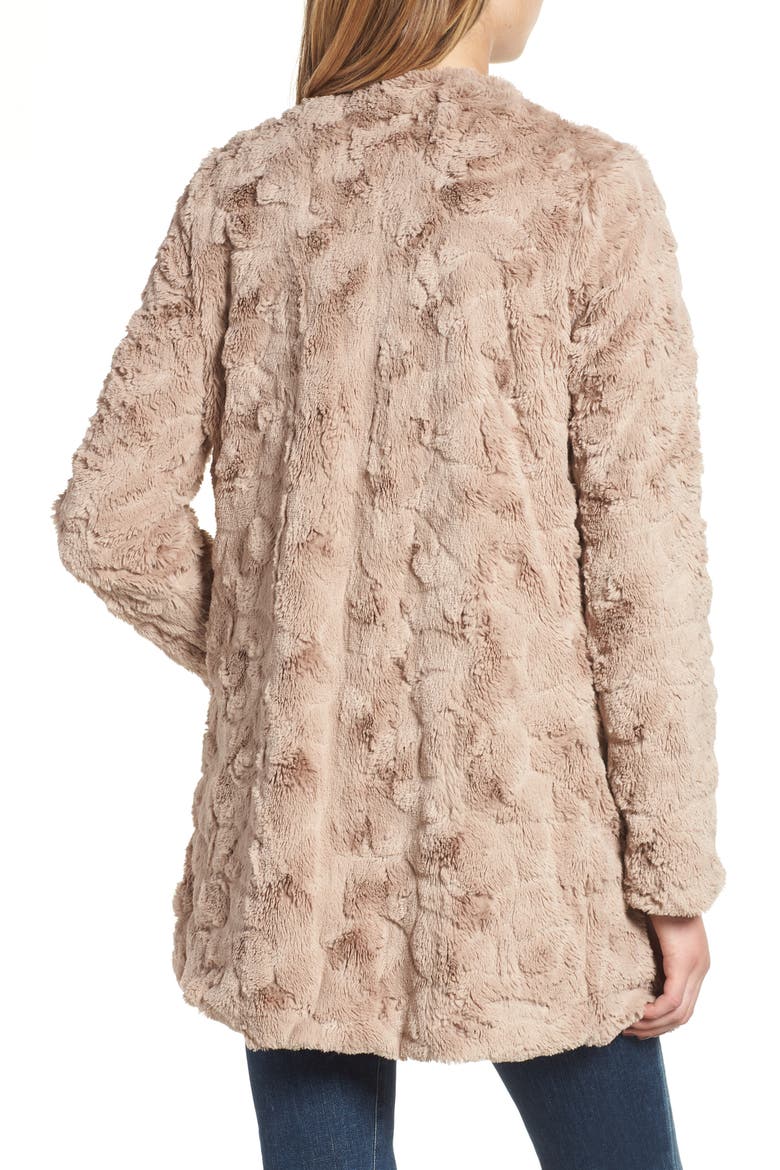 BB Dakota Tucker Wubby Faux Fur Coat, Alternate, color, TAN