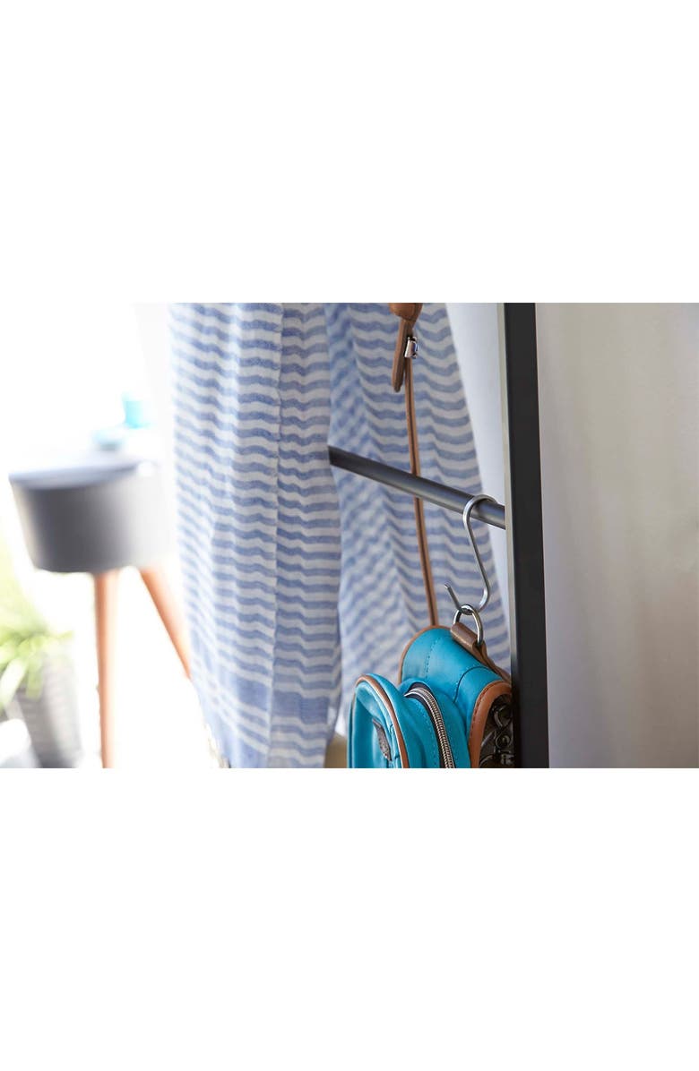 Yamazaki Leaning Ladder Rack Hanger, Alternate, color, Black