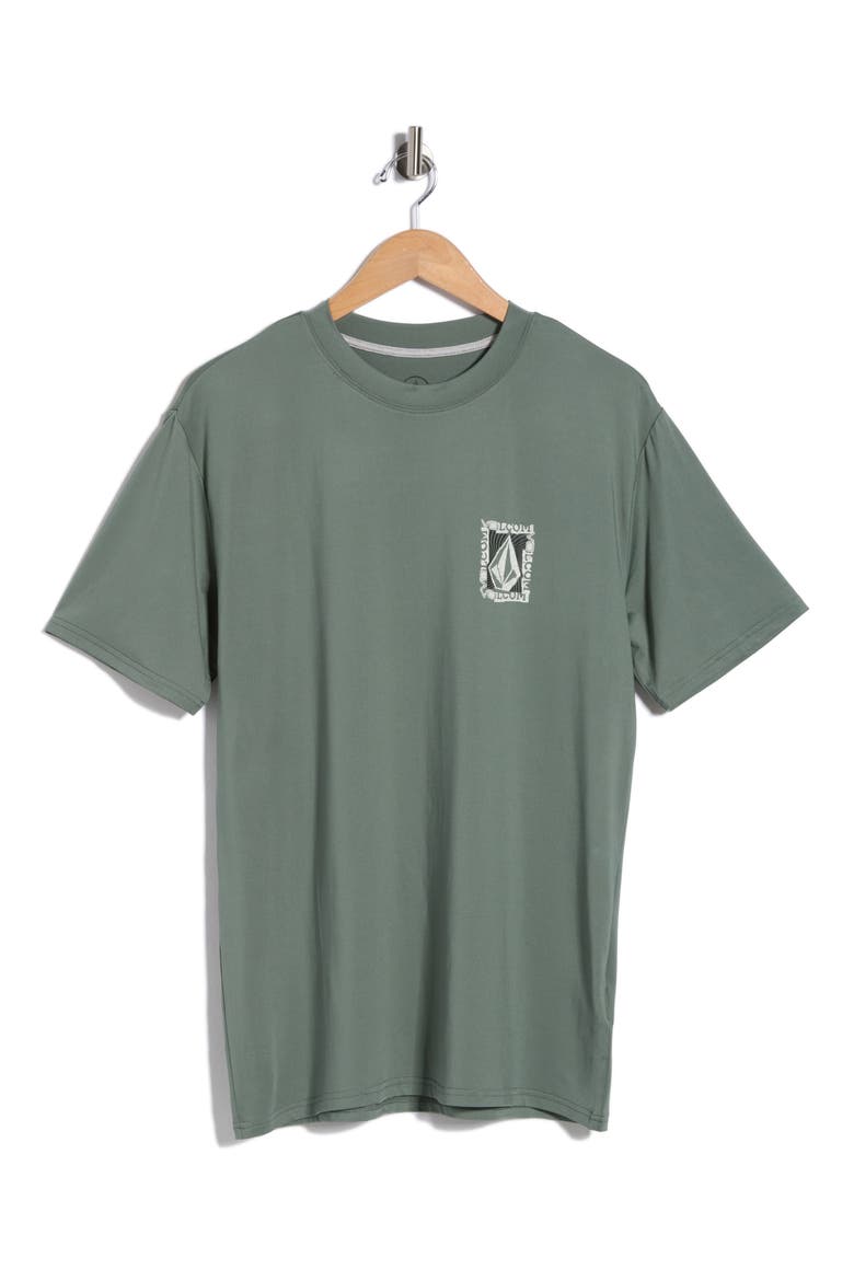 Crawdad Short Sleeve T-Shirt, Alternate, color, LIGHT OLIVE