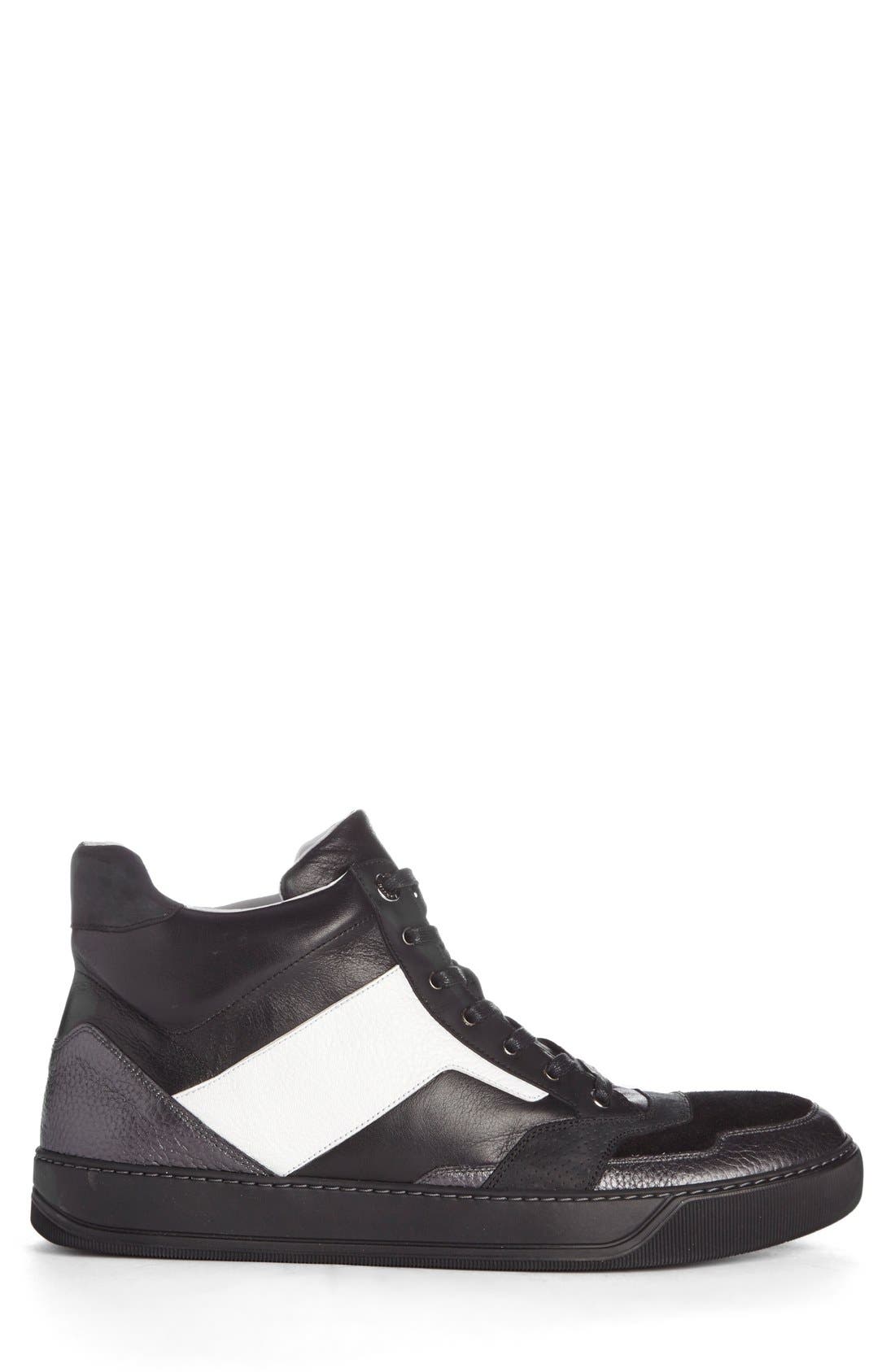Lanvin Mid Top Sneaker, Alternate, color, 