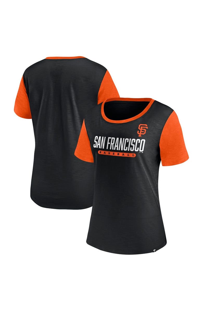 FANATICS Women's Fanatics Branded Black San Francisco Giants Mound T-Shirt, Main, color, Black