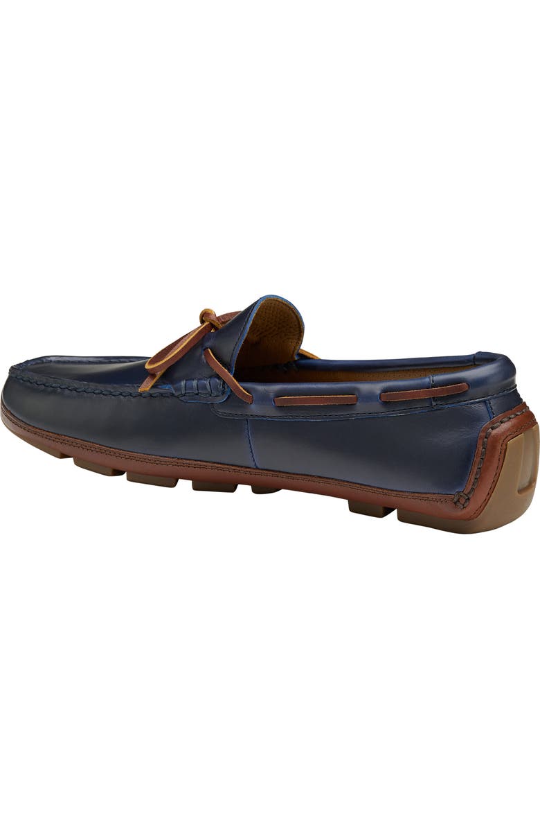 JOHNSTON & MURPHY COLLECTION Johnston & Murphy Damon Driving Shoe, Alternate, color, Navy American Full Grain