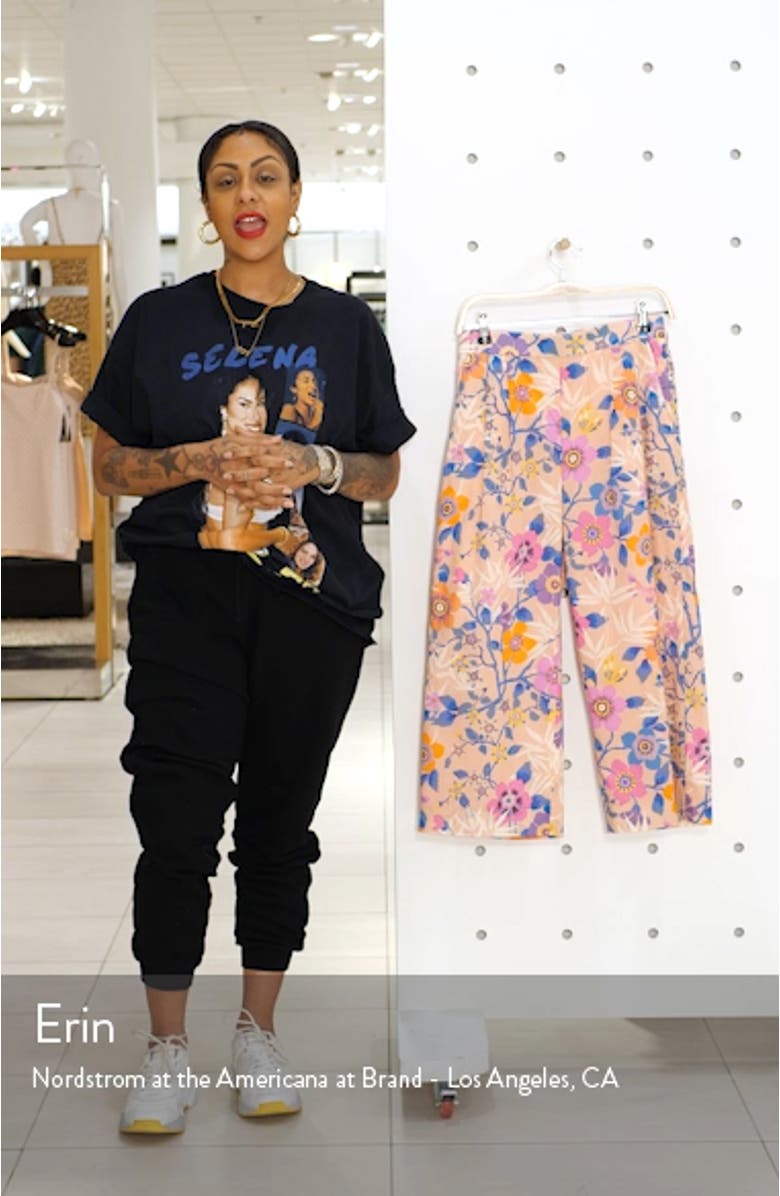 Liberty<sup>®</sup> Tana Lawn Wide-Leg Crop Pants, sales video thumbnail