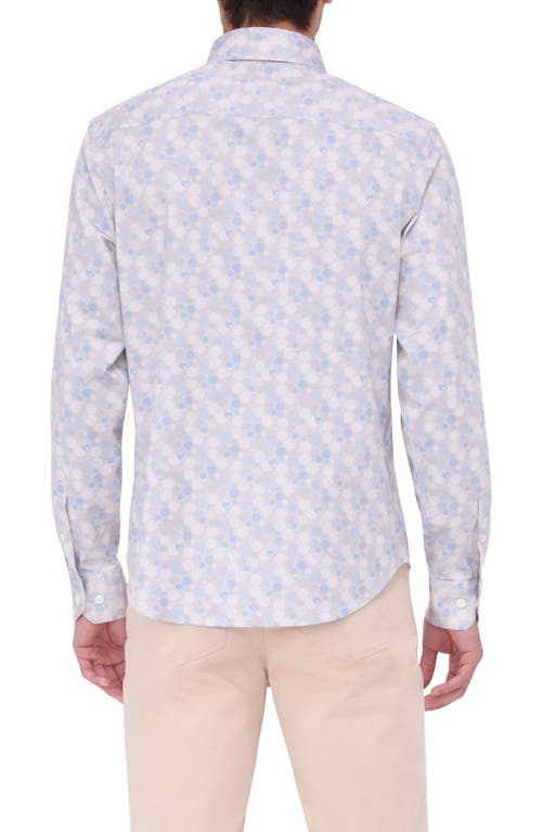 BUGATCHI BUGATCHI JAX OOOHCOTTON® DOT PRINT BUTTON-UP SHIRT 