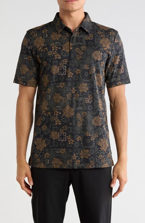 Speaking My Language Floral Polo