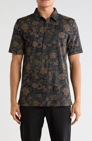 TravisMathew Speaking My Language Floral Polo