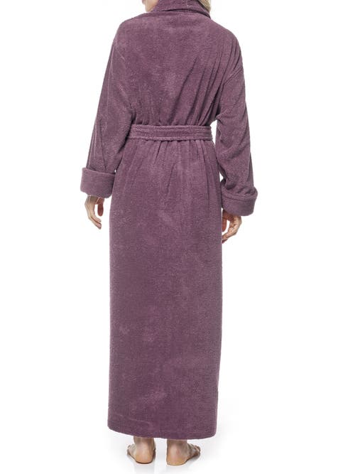 Arus Optimus Long Cotton Bathrobe For Women In Brown