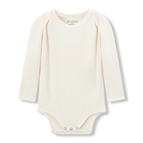 Luxe Solid Long Sleeve One Piece (Baby)