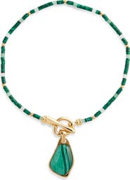 Zimmermann Ore Malachite Pendant Necklace