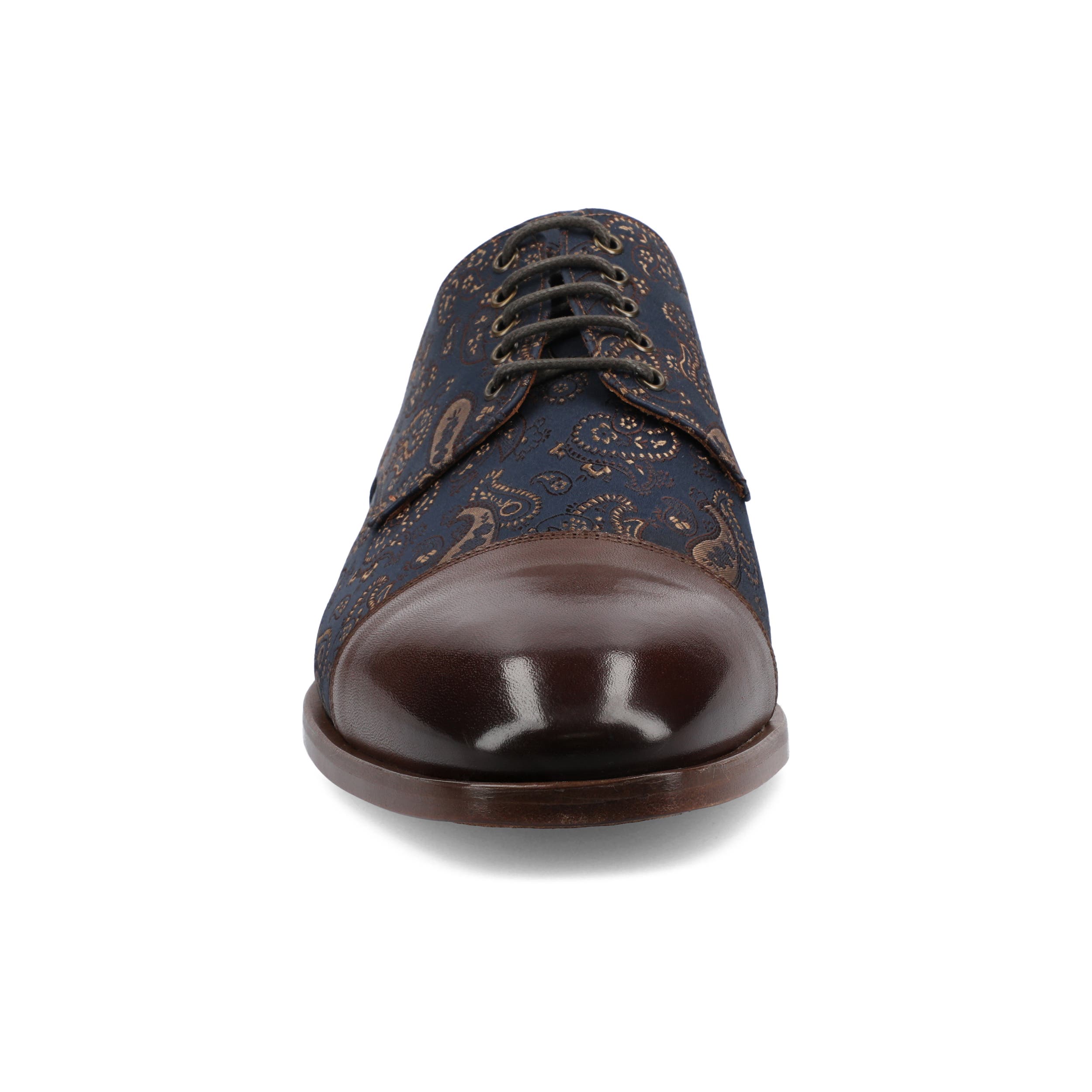 Men's Jack Oxford Dress Shoe, Alternate, color, Brown Paisley
