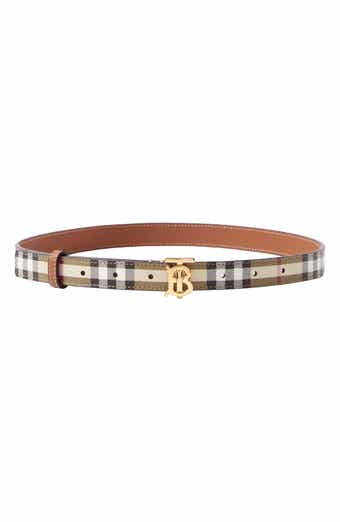 Burberry Check Belt