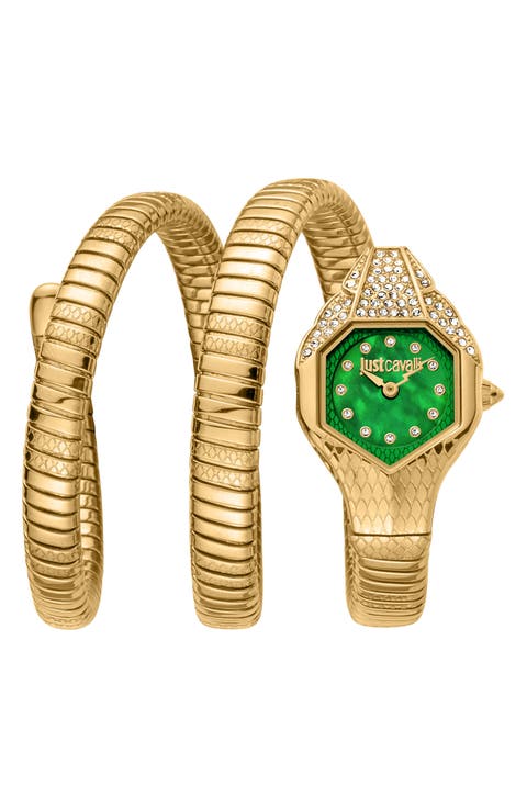 Snake Bracelet Watch, 22mm x 35mm