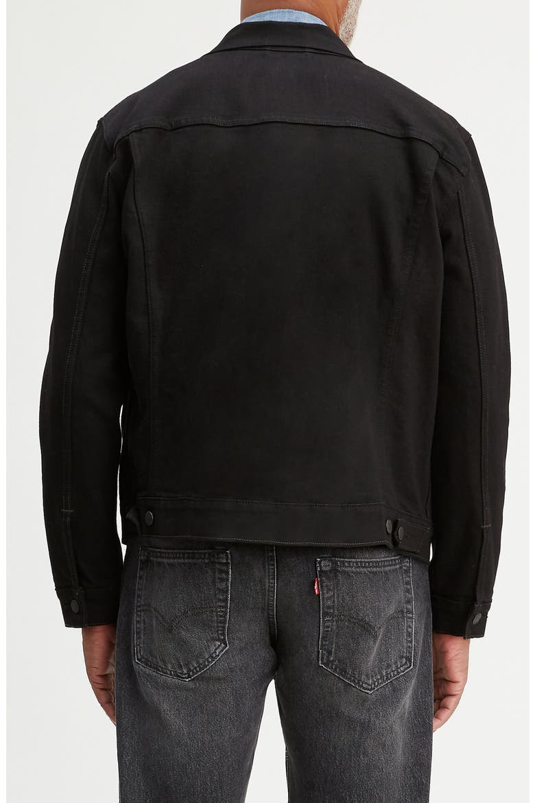Levi's® Denim Trucker Jacket, Alternate, color, DARK HORSE TRUCKER