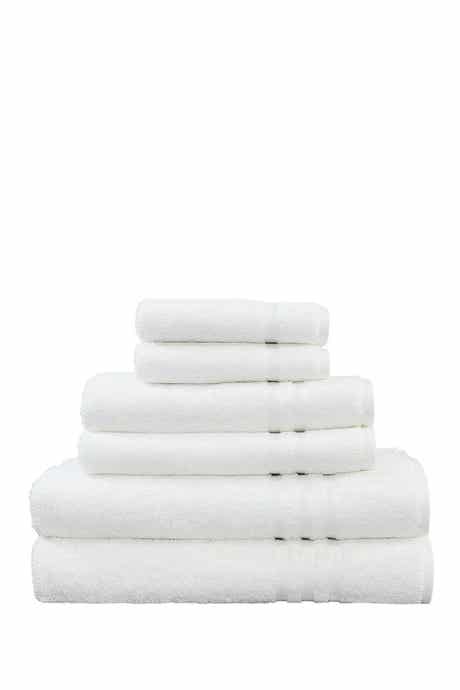 Linum Home Textiles Denzi 6-Piece Towel Set - White
