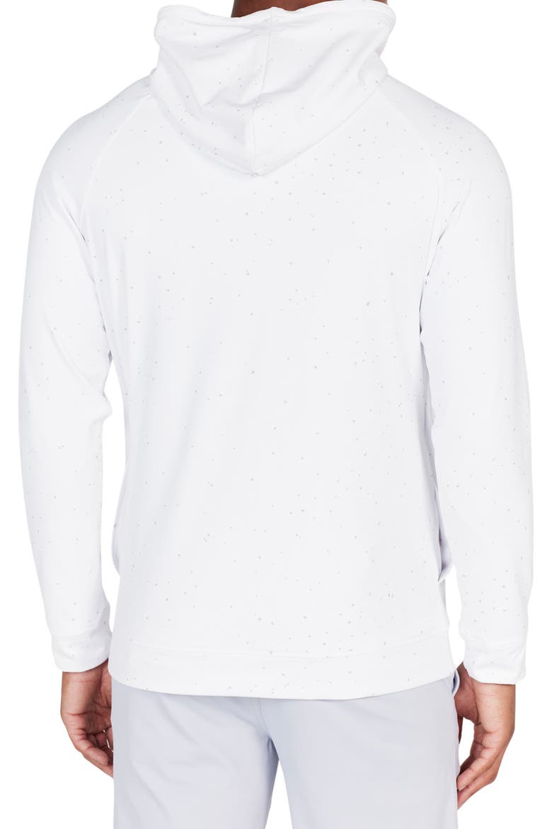 Chivas Flecked Stretch Hoodie, Alternate, color, BRIGHT WHITE