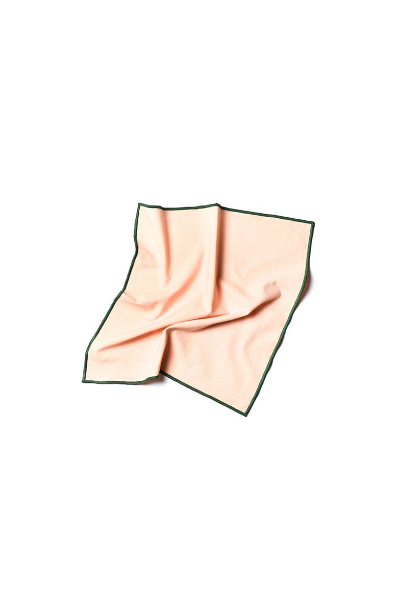 Blush and Pine Color Block Napkins Set of 4, Alternate, color, Pink