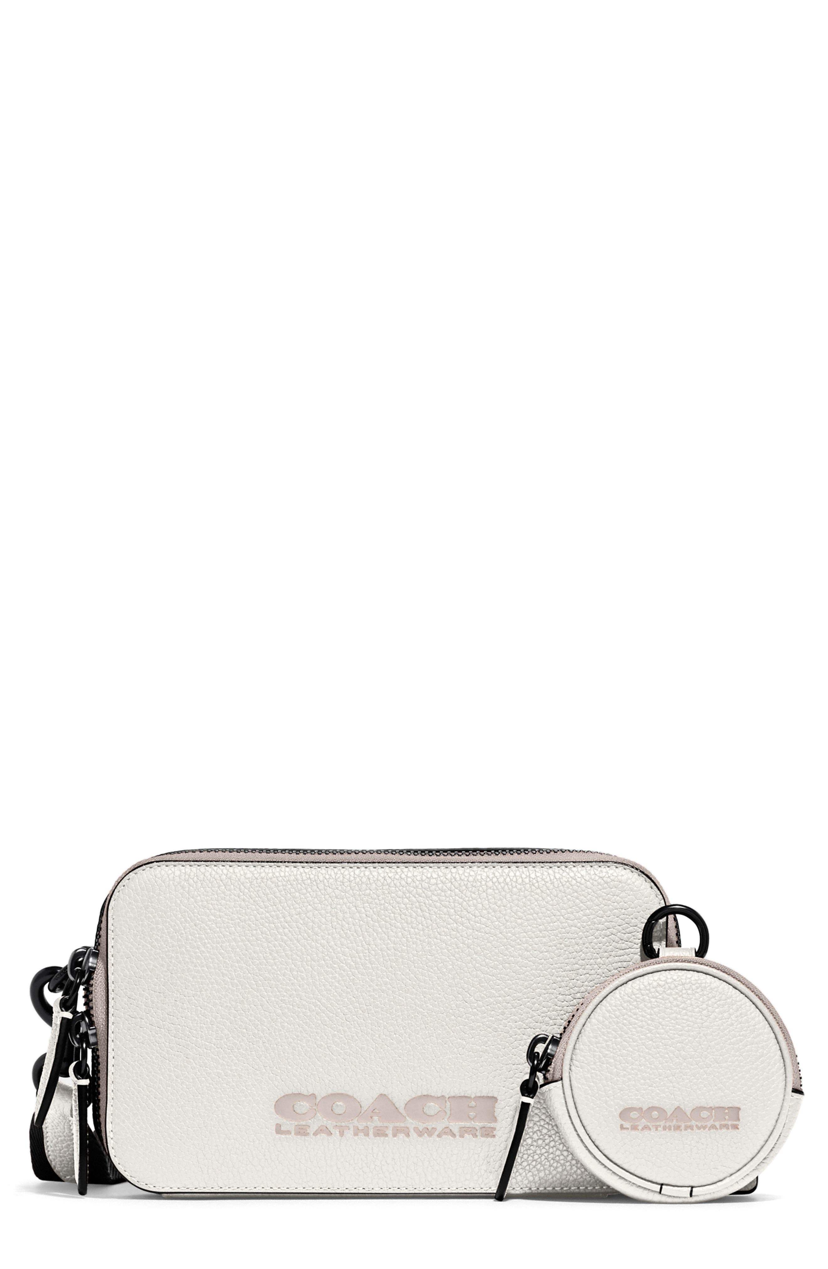 COACH Charter Pebble Leather Crossbody Bag, Main, color, 