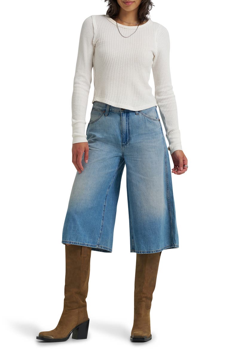Denim Culottes, Alternate, color, SHIMMERSTONE