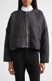 Proenza Schouler Ticiana Wool Blend Twill Jacket