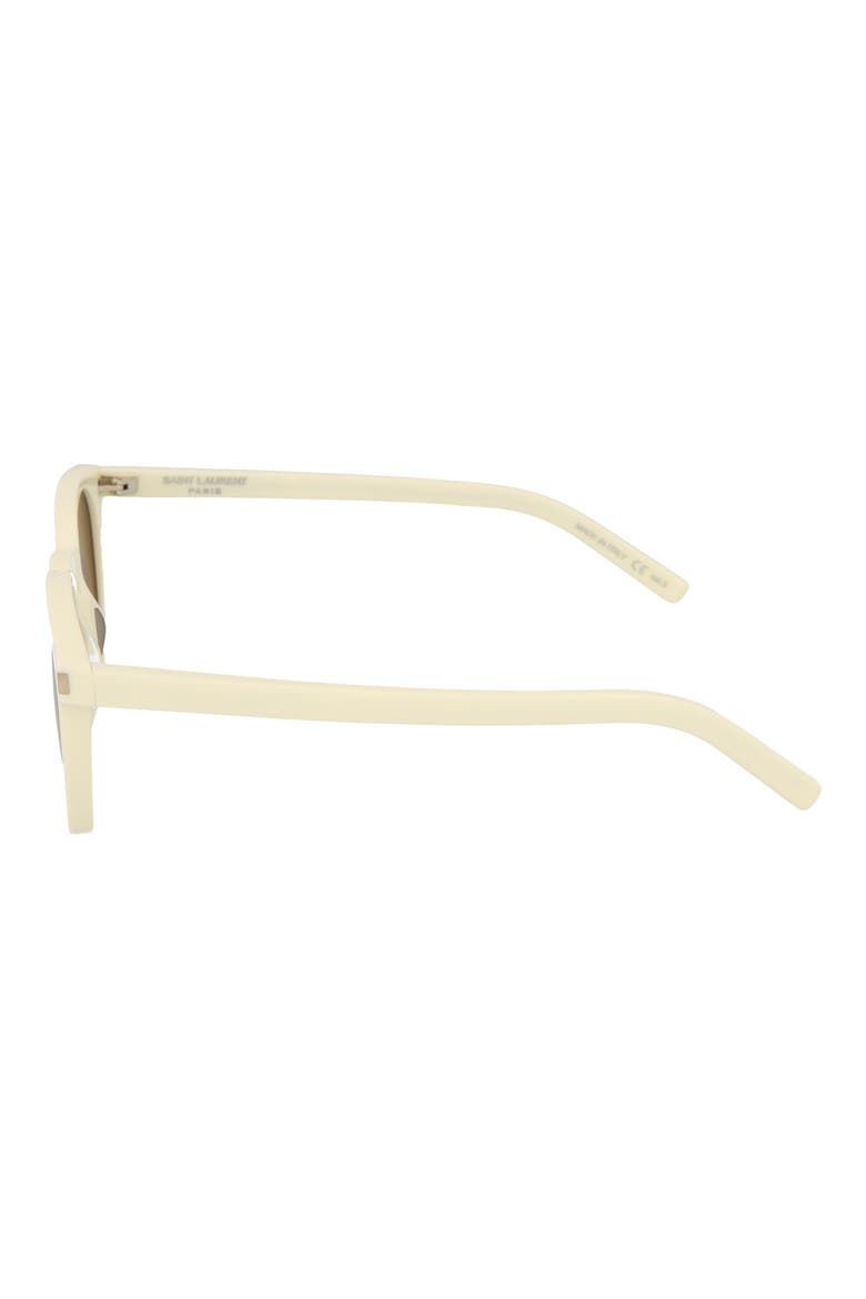 49mm Square Sunglasses, Alternate, color, BLACK BLACK GREEN