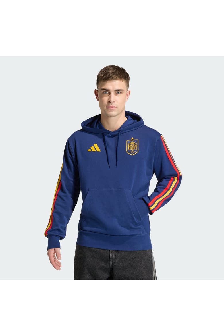 Men's adidas  Navy Spain National Team FIFA x World Cup 2026 Alphaskin Tri-Blend Hoodie, Main, color, Navy