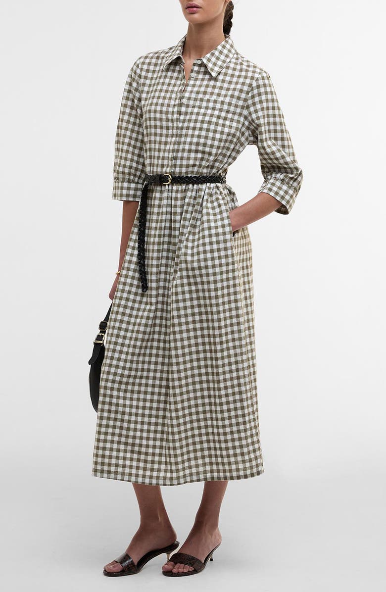 Barbour Adele Gingham Shirtdress, Alternate, color,