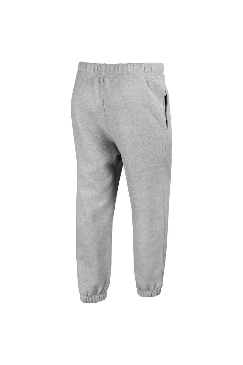 Women's '47 Gray Pittsburgh Steelers Double Pro Harper Jogger Sweatpants, Alternate, color, Heather Gray