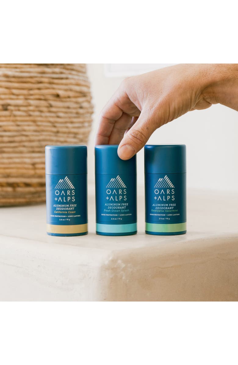 OARS + ALPS Aluminum-Free Deodorant - California Coast, Alternate, color, Blue