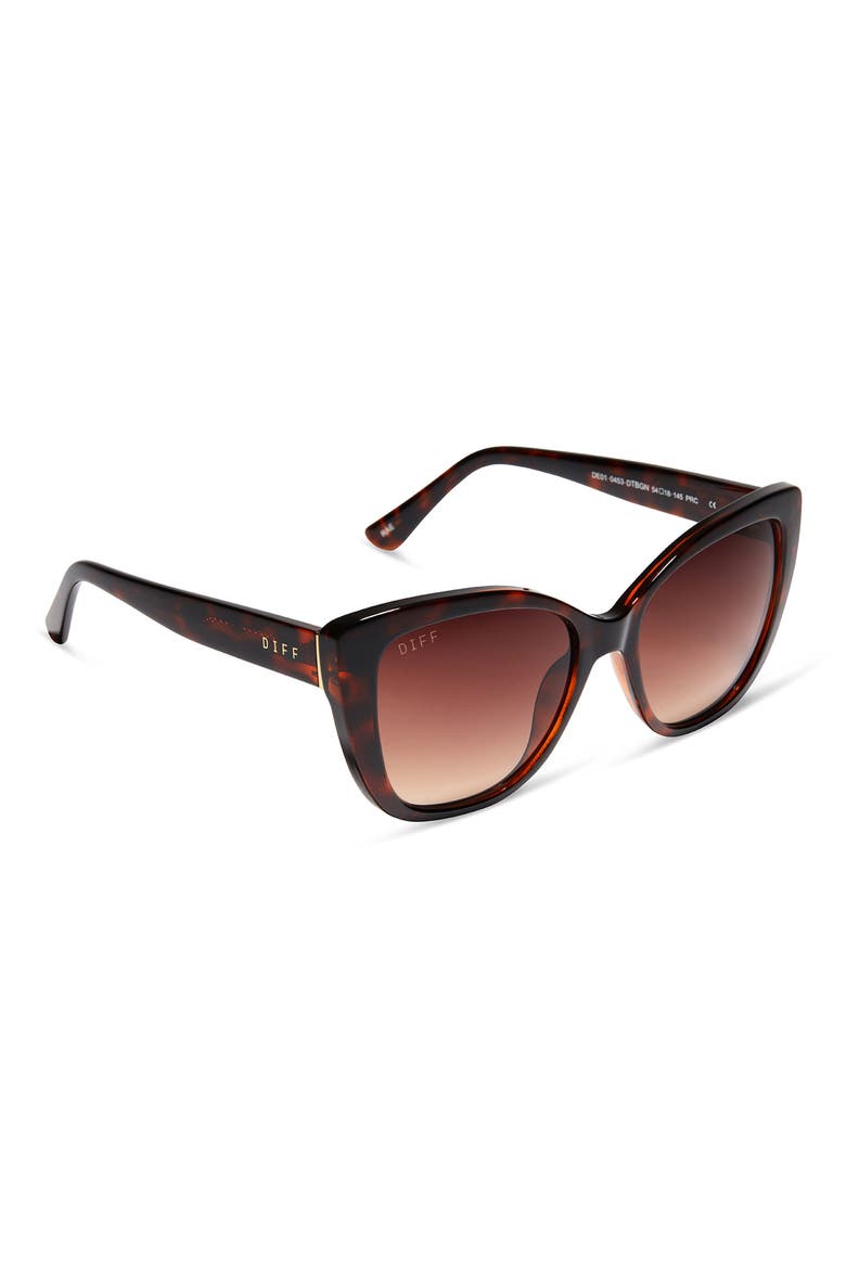 54mm Square Sunglasses, Alternate, color, BROWN GRADIENT