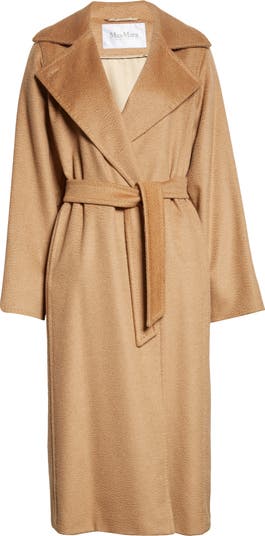 Max Mara Manuela Camel Hair Wrap Coat | Nordstrom