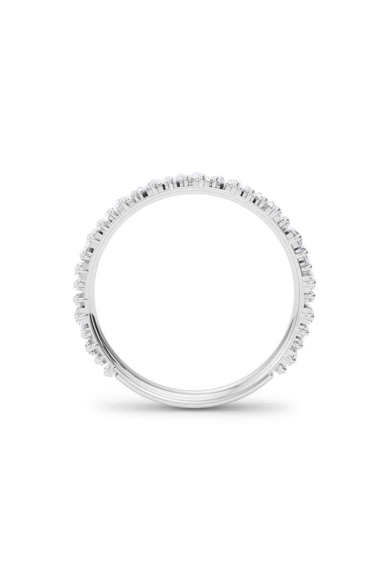 Lab Created Baguette Diamond Band Ring, Alternate, color, 18K WHITE GOLD