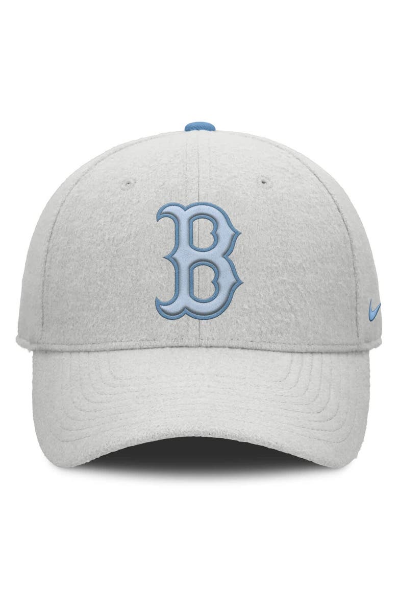 Nike Men's Nike Gray Boston Red Sox Club Adjustable Hat, Alternate, color, 