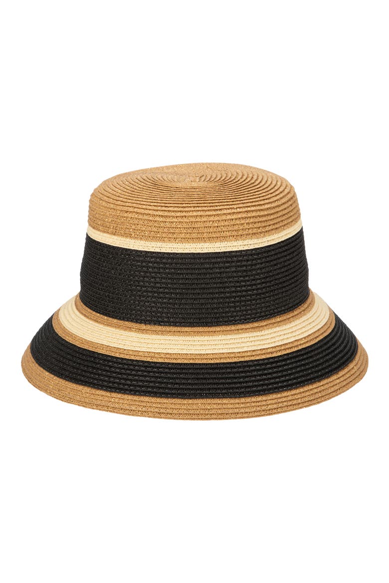 Las Palmas Stripe UPF 50+ Bucket Hat, Main, color, LAS PALMAS BUCKET