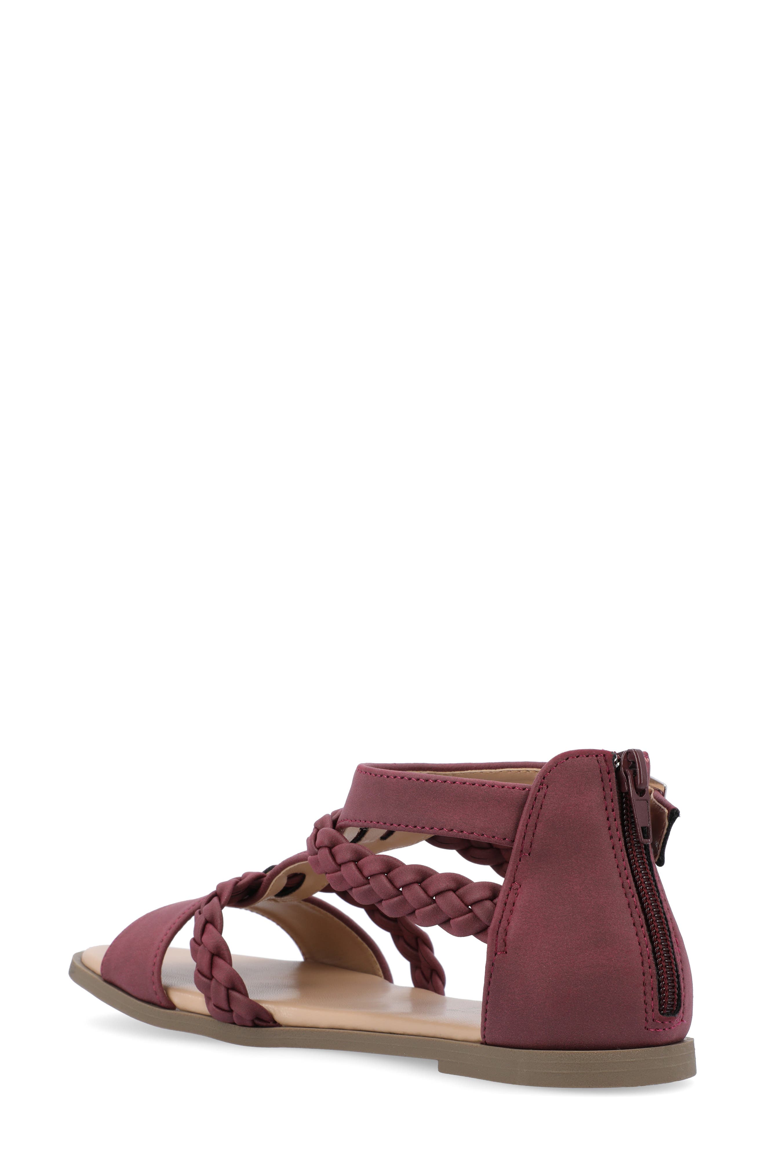 Journee Collection Florence Sandal, Alternate, color, Purple