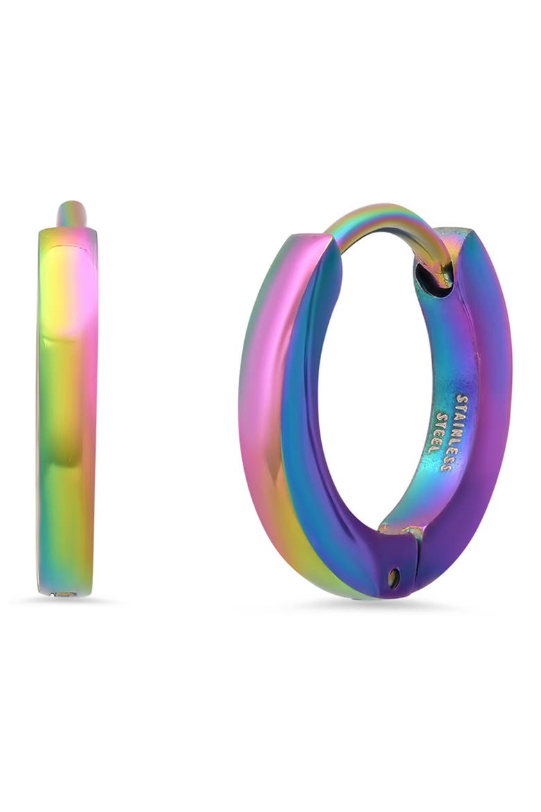 Multi-Color 13m Hoop Earrings, Main, color, MULTI