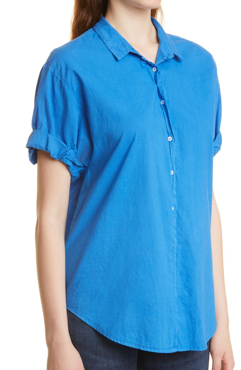 XÍRENA Channing Cotton Button-Up Shirt, Alternate, color,