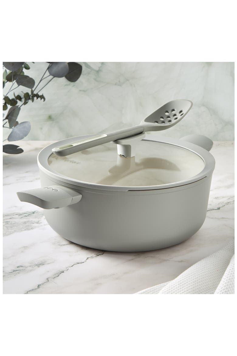 Leo Balance 6.5-Quart Stock Pot, Alternate, color, MOON MIST