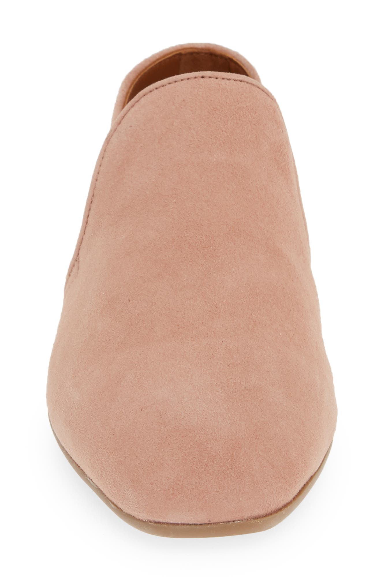 Aquatalia Revvy Weatherproof Loafer, Alternate, color, Rose Suede