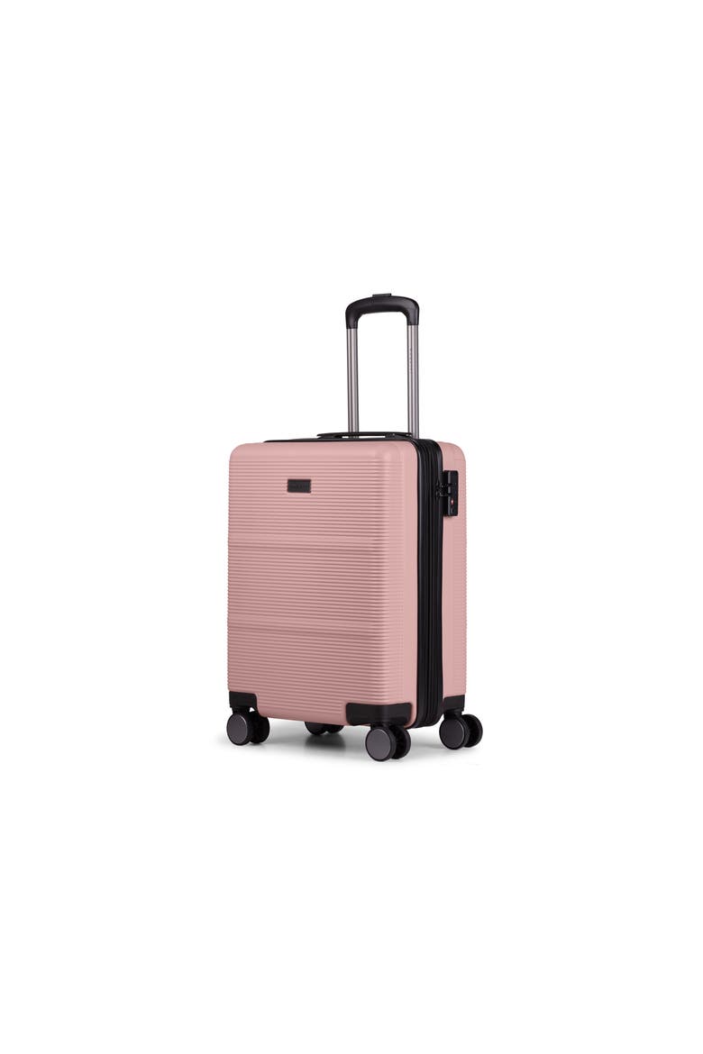 Brussels Hardside Carry-on Luggage with Expansion, Main, color, Pink